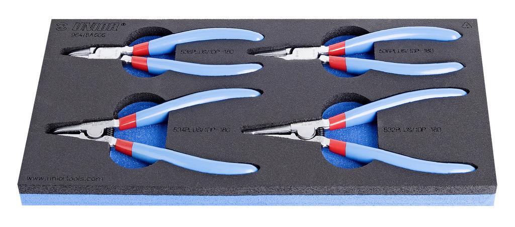 UNIOR KLEŠČE SEGER PLUS V SOS VLOŽKU Art.964/8ASOS 180 mm/4 kos (621061)
