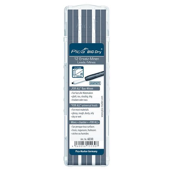 Pica MINICE BIG DRY UNI 12 minic, za vse materiale. Grafit