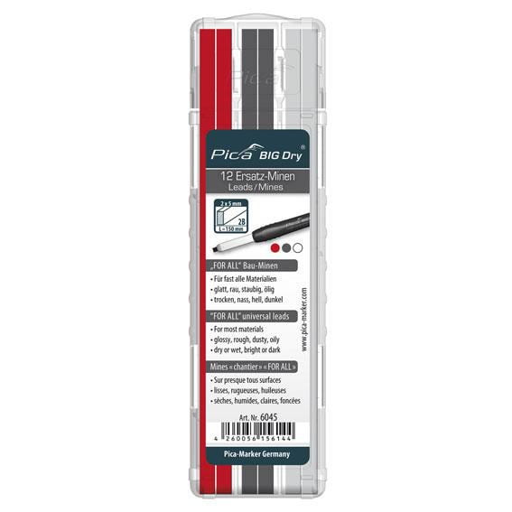 Pizza MINICE BIG DRY UNI 12 minis, for all materials. Graphite, white, red