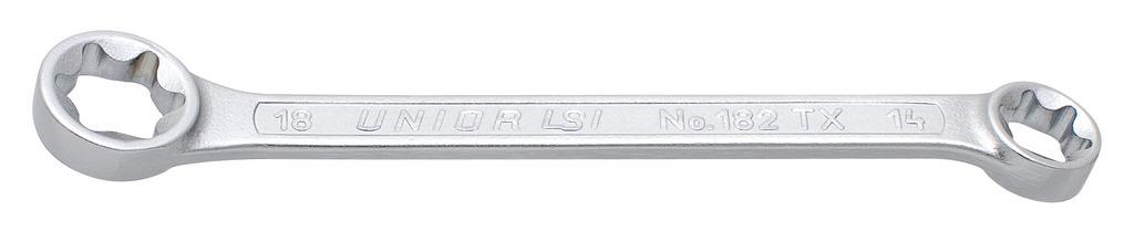 UNIOR KLJUČ OBROČNI UKRIVLJEN TX Art.182/2BTX E10xE12 (612893)