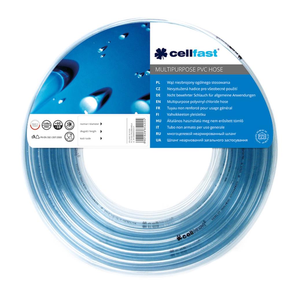 CELLFAST TUBE TECHNICAL Polyvinyl chloride. S14 - A. 10 mm, 1.5 mm, 100 m