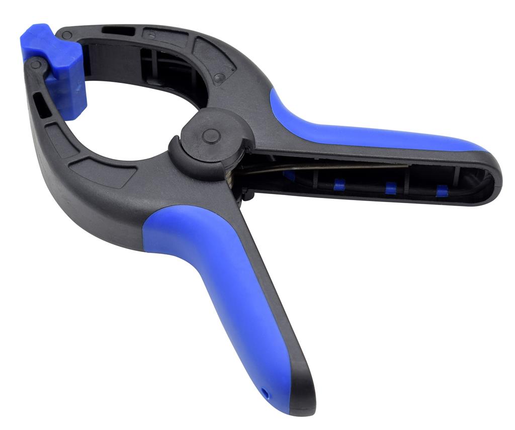 SELF-CLOSING PLIERS Rubberized handle. Pepper. 15 cm