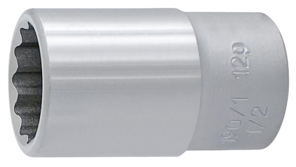 UNIOR KLJUČ NASADNI 1/2" 12 KOTNI Art.190/1 12p 12 mm (603814)