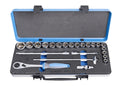 Unior ključi nasadni 1/2" v kovinski kaseti Art.190BI6P23 10-32 mm (612779)
