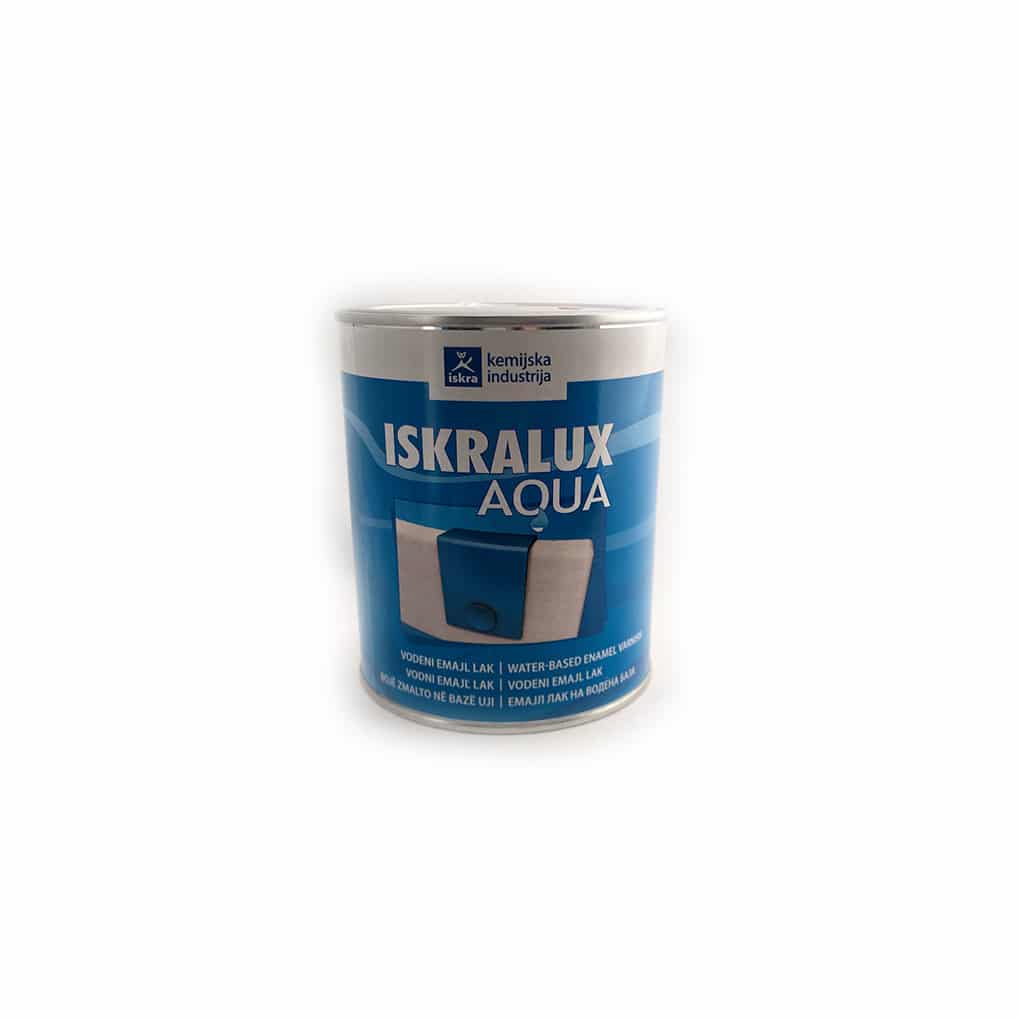 ISKRALUX Aqua – vodni emajl lak za les in kovino