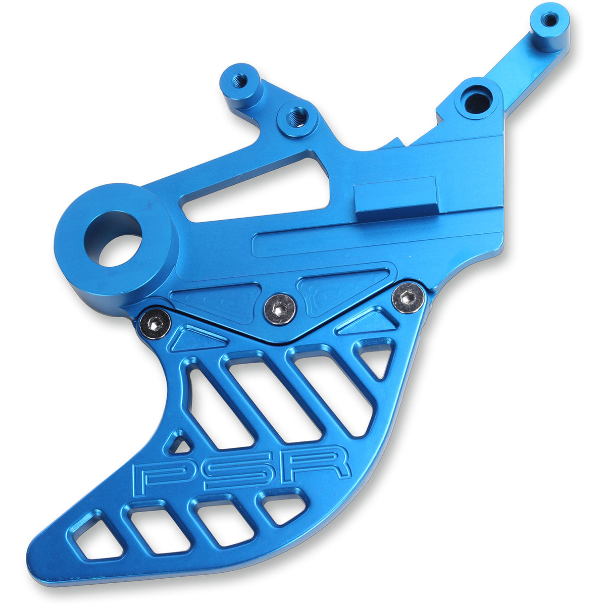 GUARD REAR DISC ALUMINUM ANODIZED BLUE
