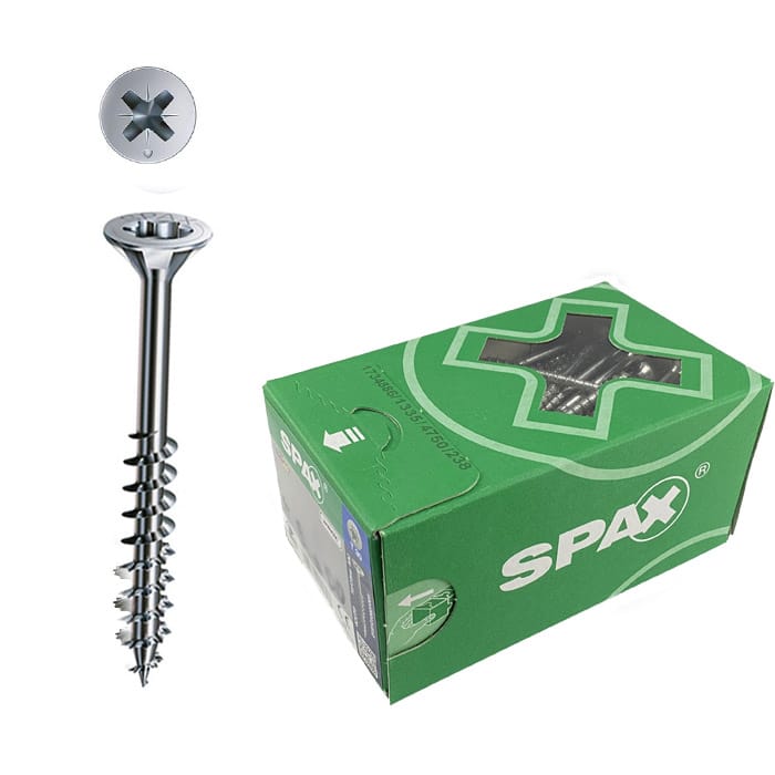 5x100mm Cross Spax wood screws 200 pcs