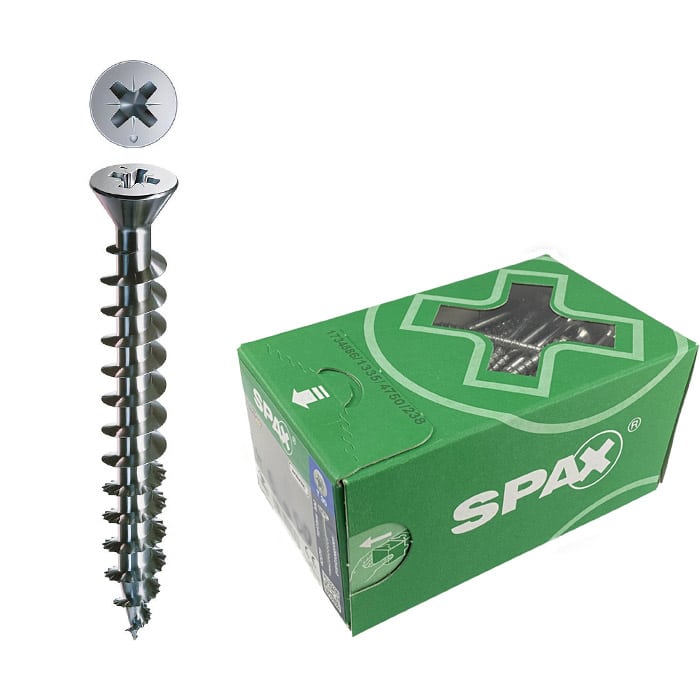 3.5x30mm Cross Spax wood screws 1000 pcs