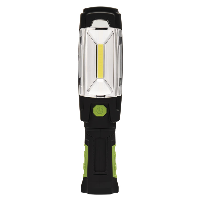 Polnilna LED delovna svetilka 3W COB + 6 LED, 380lm,2500mAh